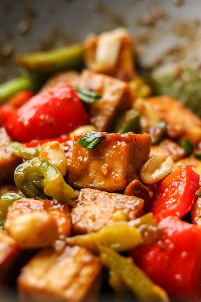 Meal Kit for October 23: Kung Pao Tofu with Brown Rice