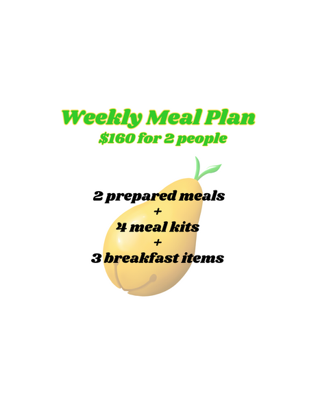 Weekly Meal Plan for October 23rd