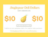 Jinglepear Deli Dollars Gift Card