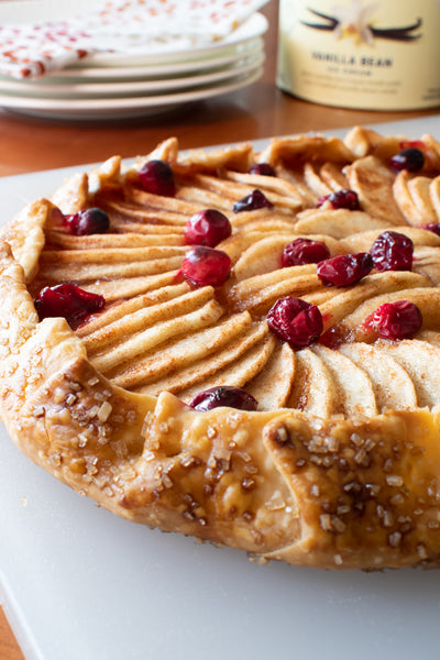 Pear & Cranberry Galette,